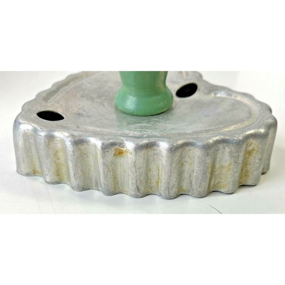 5 Antique Cookie Cutters Turkey Bird Bunny Rabbit Cowboy Boot Metal Tin Vtg Lot - Picture 6 of 6